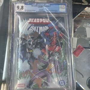 Marvel Deadpool/Batman #1 Comic - Red, Black, Purple Cover